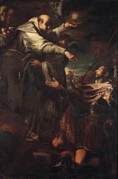 Die Bekehrung des Herzogs Wilhelm von Aquitanien durch den heiligen Bernhard von Clairvaux von Unbekannt Unbekannt
